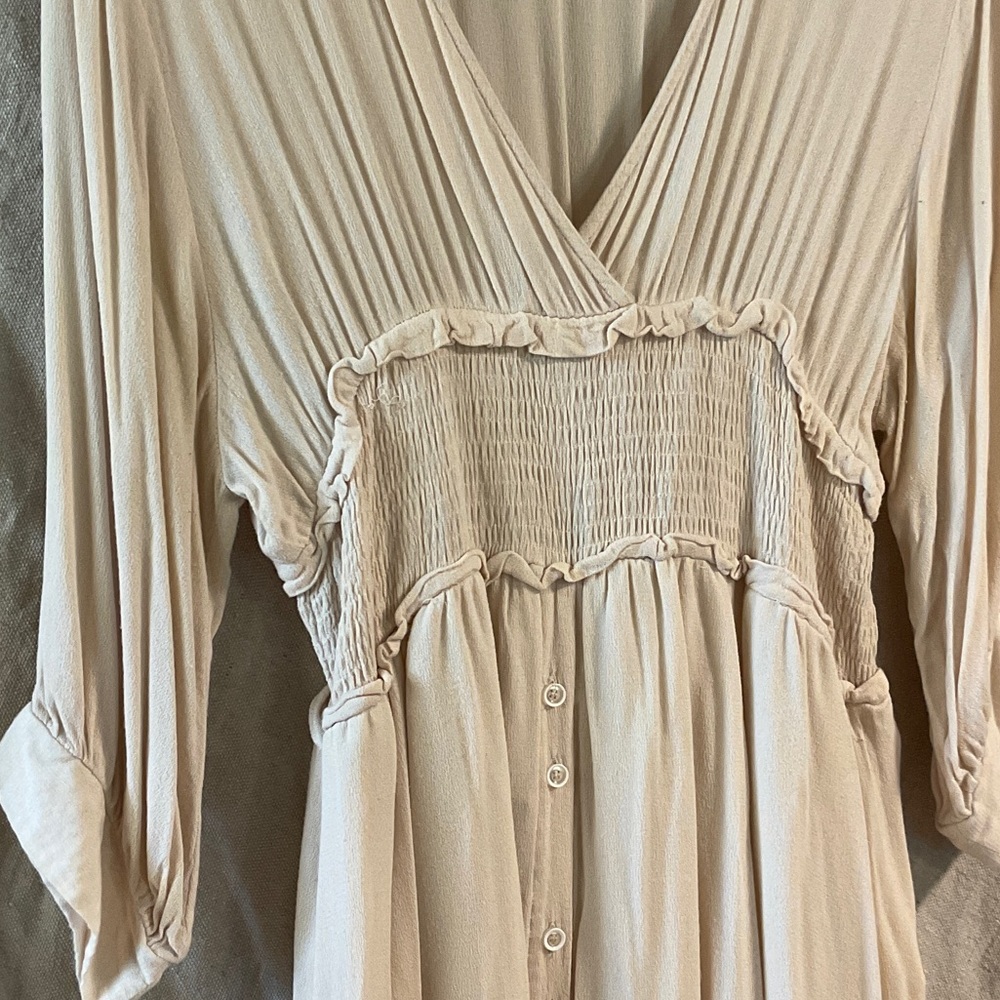 Stevie Hender Cream Midi Dress - Picture 4 of 5